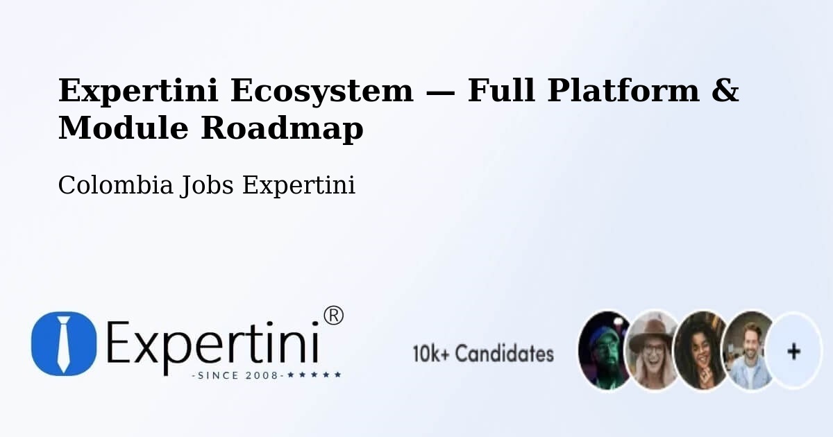 Expertini Ecosystem — Full Platform & Module Roadmap – Fresno